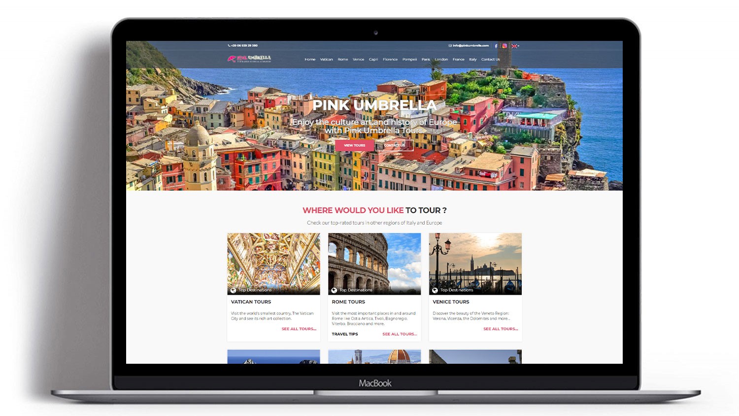 Syria Web Portfolio - Pink Umbrella Tours