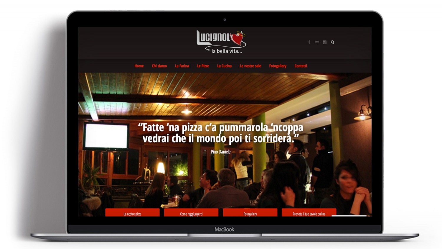 Syria Web Portfolio - Pizzeria Lucignolo