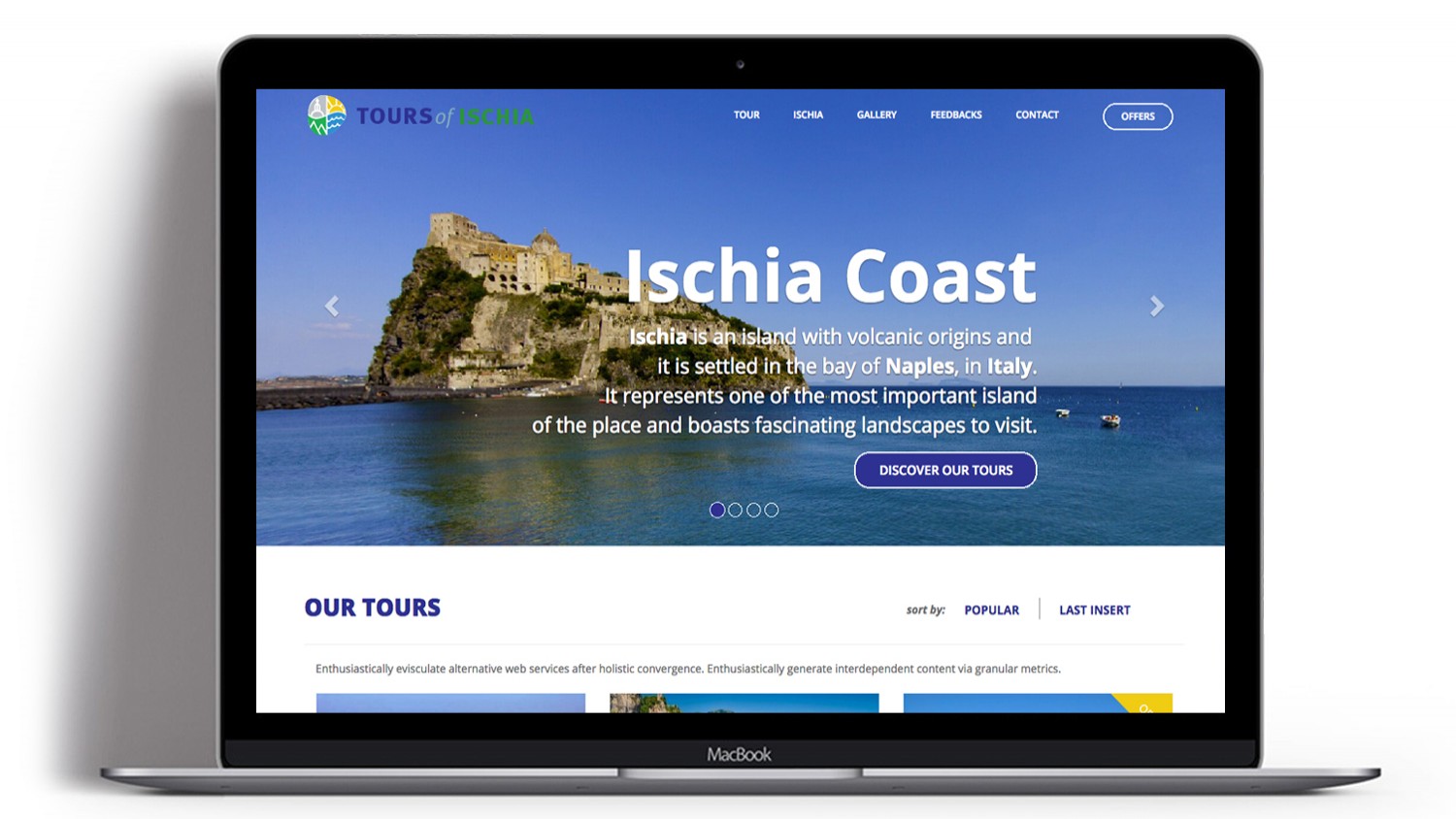 Syria Web Portfolio - Tours of Ischia