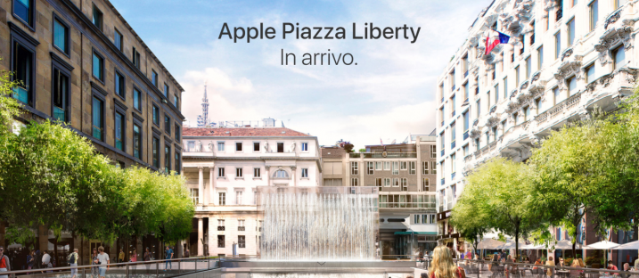 Apple, il nuovo concept store in arrivo a Milano