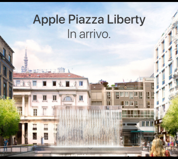 Apple, il nuovo concept store in arrivo a Milano